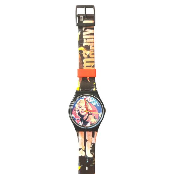 Vintage Swatch ROTELLA SET GZS04 Featuring Marilyn Monroe New Old Stock - Picture 4 of 17